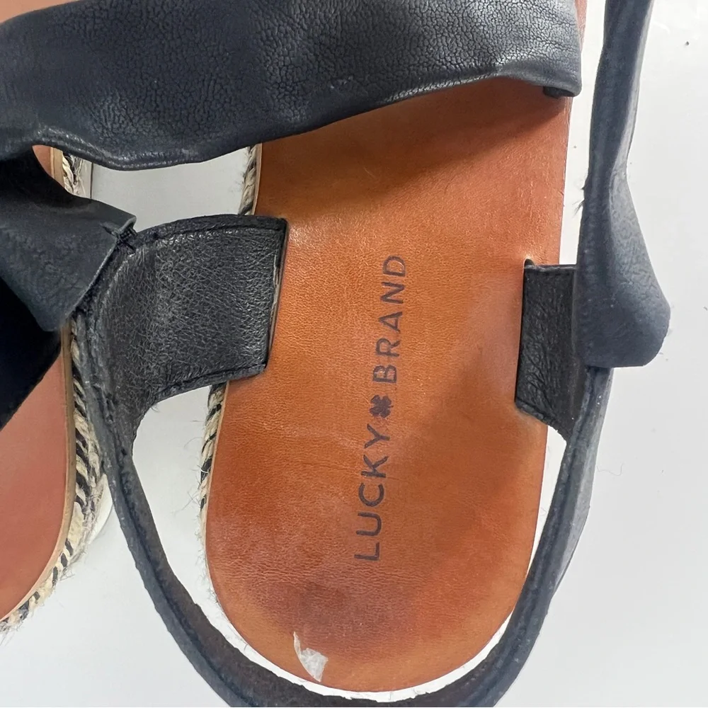Lucky Brand | 9.5 black sandals